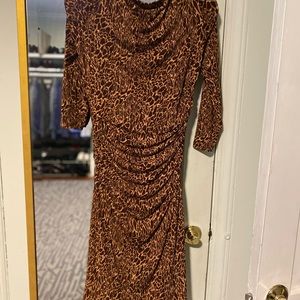 Spandex cotton ruched sexy mint condition dress